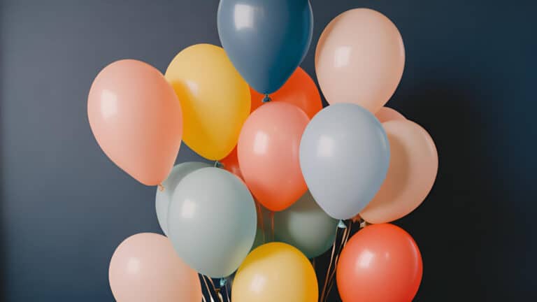 ballons pour célébrer l'ouverture du blog financier d'Hypothèque 360